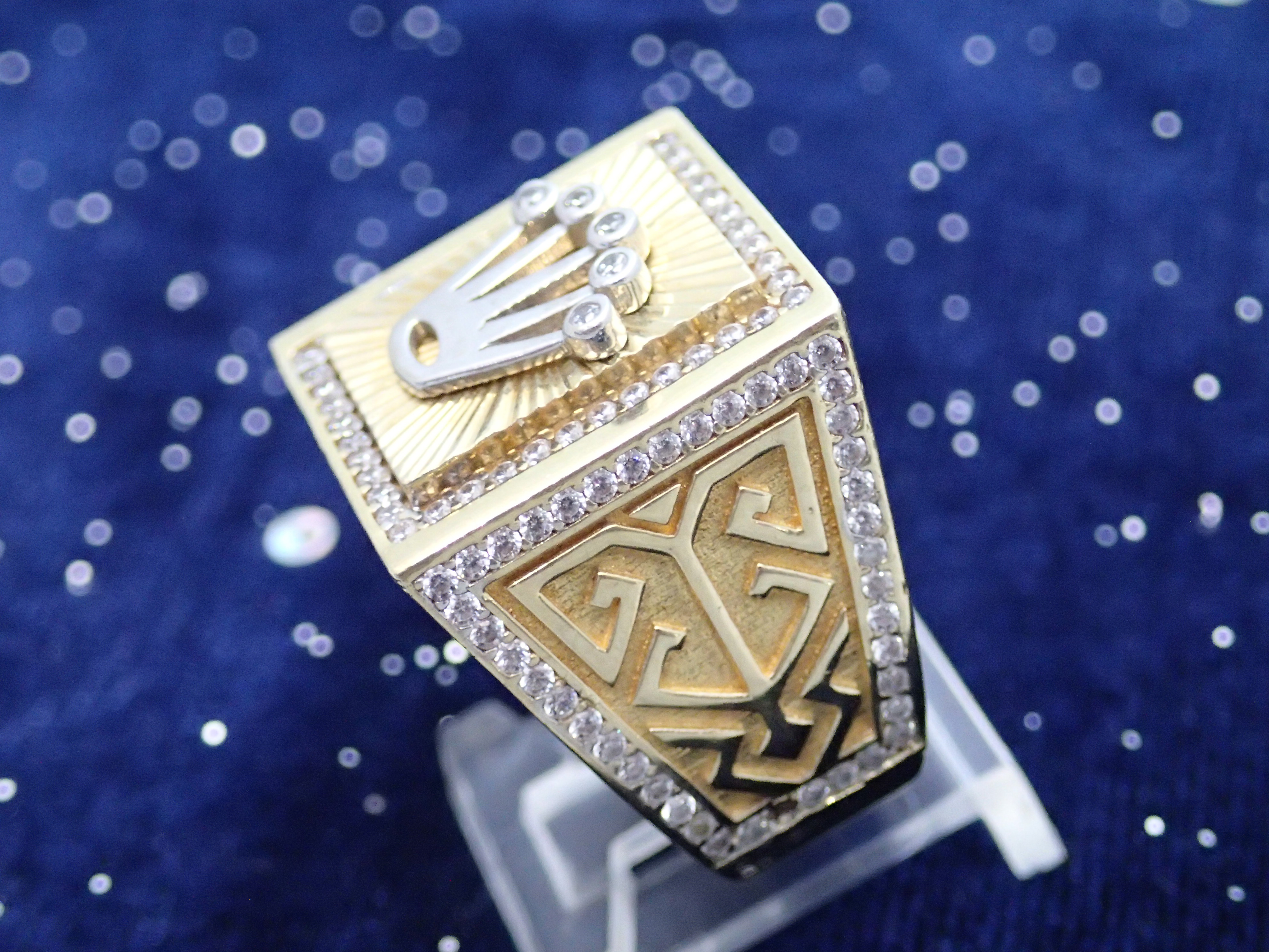 14K Yellow & White Gold Eagle Rolex Ring – iPawniShop